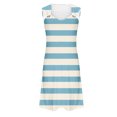 thumbnail image 4 of Pisexur Robe Sans Manches à Col en V pour Femme Été Confort Mode Couleur Unie Poche Robe Sans Manches à Col en V Robe pour Femme, 4 of 5