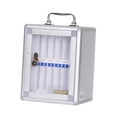 thumbnail image 4 of MERIGLARE Phone Storage Cabinet Aluminum Alloy Transparent Door Dormitory Phone Locker 12 Slots, 4 of 9