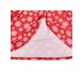 thumbnail image 5 of Robe Fille Rouge Épaules Dénudées Flocons de Neige Cœur Saint-Valentin 6 Ans, 5 of 5