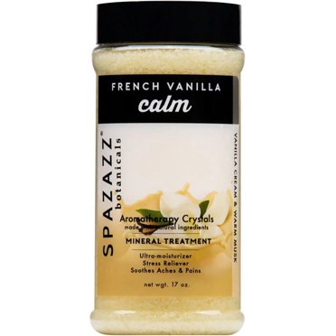 Spazazz 7368c Spa and Bath crystals, French Vanilla