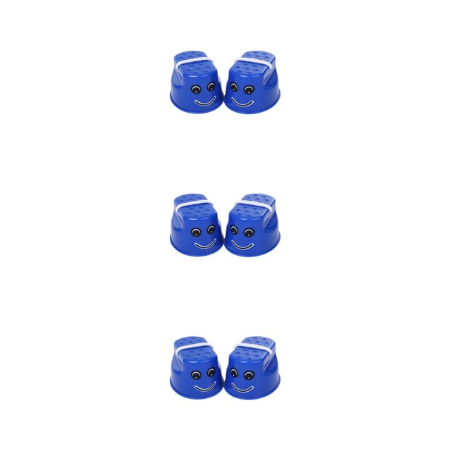 maskred Lot de 2/lot Finition Soignée et Écologique Échasses de Marche Aide Bleu 3Ensemble