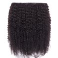 thumbnail image 4 of Double Weft Afro Kinky Curly Full Head Clip in Human Hair Extensions For Women, 4 of 6