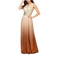 thumbnail image 2 of UPPADA Robe de Soirée pour Femmes à Paillettes avec Franges et Pampilles, Robe Fluide en Mousseline, Encolure Carrée, Robe Ajustée, Robes d'Invitée de Mariage, Froncée, Extensible, Fente Latérale Irrégulière, Robe en Liquidation, Robes de Mariage, 2 of 6