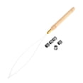 thumbnail image 2 of HILABEE 5Pcs Dreadlocks Hair Braid Beads Hair Beard Decoration + Wire Pulling Hook Tool, 05, 2 of 8