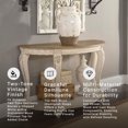 thumbnail image 4 of Signature Design by Ashley Realyn Console Table in Chipped White and Brown, 4 of 9
