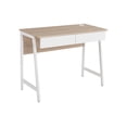 thumbnail image 2 of Mainstays 2 Drawers Computer Desk with USB Charger for Teen Adult, 39.4' Study Writing Table, Natural Finish., 2 of 7