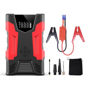 Car Jump Starter with Air Compressor Portable Bank with LCD Display