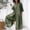 Green-clearance sale, variant on Wiyuqeen One Piece Jumpsuits for Women Cotton Linen Button Down Long Sleeve Wide Leg Jumpsuits Plus Size Solid Casual Beach Palazzo Jumpers
