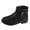 Black, variant on MEZZALL Girls Butterfly Decor Zip Side Boots Western Boots Kids Ankle Boots Girls Low Heel Riding Booties With Zipper Leisure Toddler Shoes, Black, 9-9.5 Years