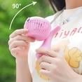 thumbnail image 4 of SDNall Portable Neck Fan Portable Fan Rechargeable Portable Water Mist USB Fan, Folding & Adjustable Design, Quiet Operation, Mini Handheld Fan with Charging Function, Perfect for Neck Cooling, 4 of 7