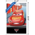 thumbnail image 2 of Disney Pixar Cars 3 - Lightning Wall Poster, 22.375" x 34" Framed, 2 of 4