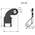 thumbnail image 4 of Bike Trailer Coupler Hitch Replacement For Burley Bicycle Trailers, 4 of 6
