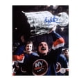 thumbnail image 1 of Bryan Trottier Autographed New York Islanders 1980 Stanley Cup 8x10 Photo, 1 of 1