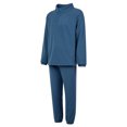 thumbnail image 3 of Kmbangi Solid Color Stand Collar Long Sleeve Tops+ Long Ankle Banded Pants, 3 of 9