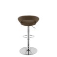 thumbnail image 2 of CorLiving Round Open Back Adjustable Fabric Barstool, set of 2, 2 of 9
