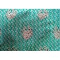 thumbnail image 5 of oneOone Cotton Silk Turquoise Blue Fabric Abstract Block Craft Projects Decor Fabric Printed By The Yard 42 Inch Wide, 5 of 5