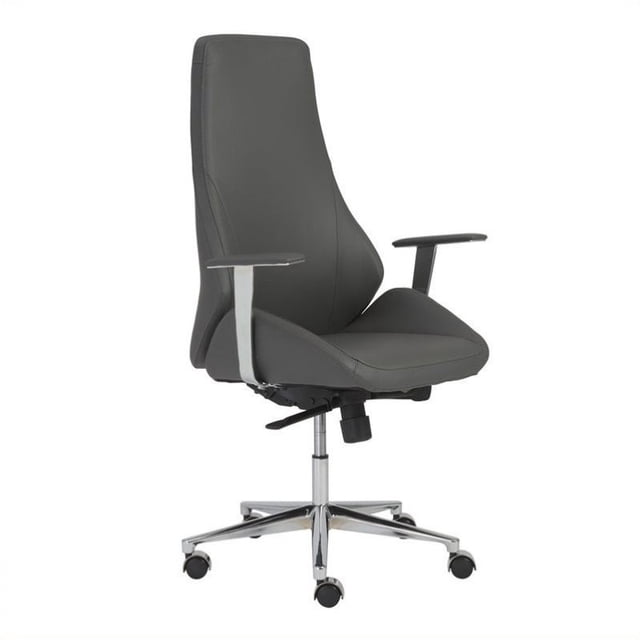 Eurostyle Bergen High Back Office Chair in Gray