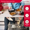 thumbnail image 4 of HeatsBox Go Portable Electric Lunch Box - Leakproof, Battery Powered, Self Heating, App Control, Reusable Inner Dish; Ideal for School, Work, Gym, Car, Outdoors, 4 of 11