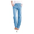 thumbnail image 4 of Wweixi Comfortable And Fashion-forward Cotton Linen Pant For Versatile Styling Multiple Sizes Available light blue L, 4 of 6