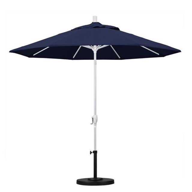 California Umbrella Parasol de Patio de 9 Pieds en Bleu Marine
