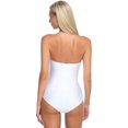 thumbnail image 3 of RELLECIGA Maillot de Bain une Pièce pour Femme à Encolure Froncée, Tour de Cou, Bandeau Torsadé, 3 of 7