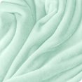 thumbnail image 4 of Bare Home Microplush Fleece Blanket - 300 GSM - Fuzzy Microfleece - Soft & Plush - Throw/Travel, Spring Mint, 4 of 5