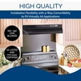 thumbnail image 4 of Broan-NuTone Convertible Under-Cabinet Range Hood, 30 Inch, 230 Max CFM, Black, 4 of 4