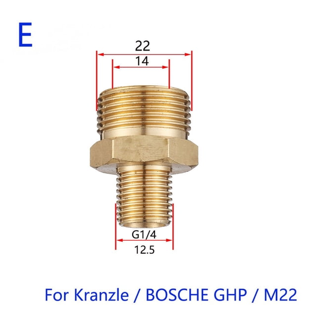 Quick Connect Foam Lance Connector Adapter for Karcher and For Bosch Pressure Washer High Quality (95 characters)