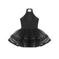 thumbnail image 4 of inhzoy Robe de Danse en Tulle à Sequins pour Filles, Tutu de Jazz Latin, Tenue de Danse de Salon Noire 10, 4 of 7