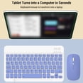 thumbnail image 4 of Tab S9 Series Étui de Protection pour Tablette avec Clavier et Souris Touches ABS 80, 4 of 8