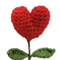thumbnail image 1 of tredstone Hand Knitted Crochet Flowers Mini Potted Flowers Car Accessories Small Cute, 1 of 6