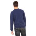 thumbnail image 2 of Bella Canvas mens 3901, XS, Navy Triblend, 2 of 3