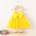 thumbnail image 1 of Robe d'Été Sans Manches pour Tout-Petits, Robe Tutu pour Filles, Robes pour Tout-Petites Filles, Robe en Tulle pour Filles 18-24 Mois, 1 of 3