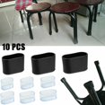 thumbnail image 3 of MYG 10 X Rubber Chair Leg Cap Oval Covers Furniture Table Feet Floor Protectors, 3 of 4