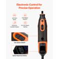 thumbnail image 3 of VEVOR 51-Piece Rotary Tool Kit, 200W Mini Power Rotary Tool Corded, 8000-40000RPM Multi-Purpose DIY Tools with Universal Chuck for Engraving, Sanding, 3 of 9