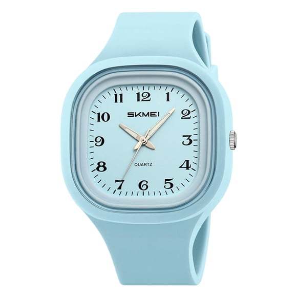 Blue Womens Korean Style Student Watch Fashion Casual Small Fresh Sport Wristwatch With Pointer Scale for Girls Trendy