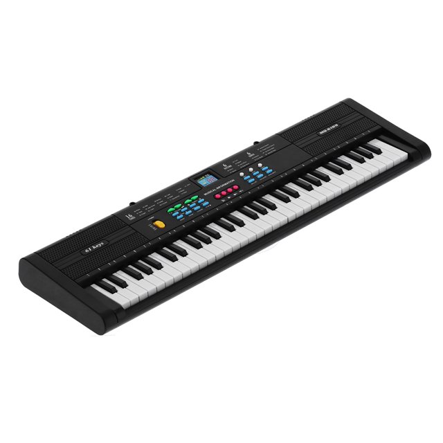 Clavier Piano, Clavier Électrique avec USB 61 Touches Clavier Piano Multifonction pour Piano Multifonction pour Studio