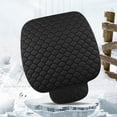 thumbnail image 5 of 1pc Car Seat Cushion Premium Silk Wadding Non-Slip Rubber Bottom With Storage Pouch Car Seat Pad Universal, 5 of 5