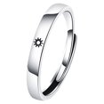 thumbnail image 1 of TopLLC Rings You Are My Sun & Ring Set 925 Sterling Plated Couples Promise Rings ring ring, 1 of 6
