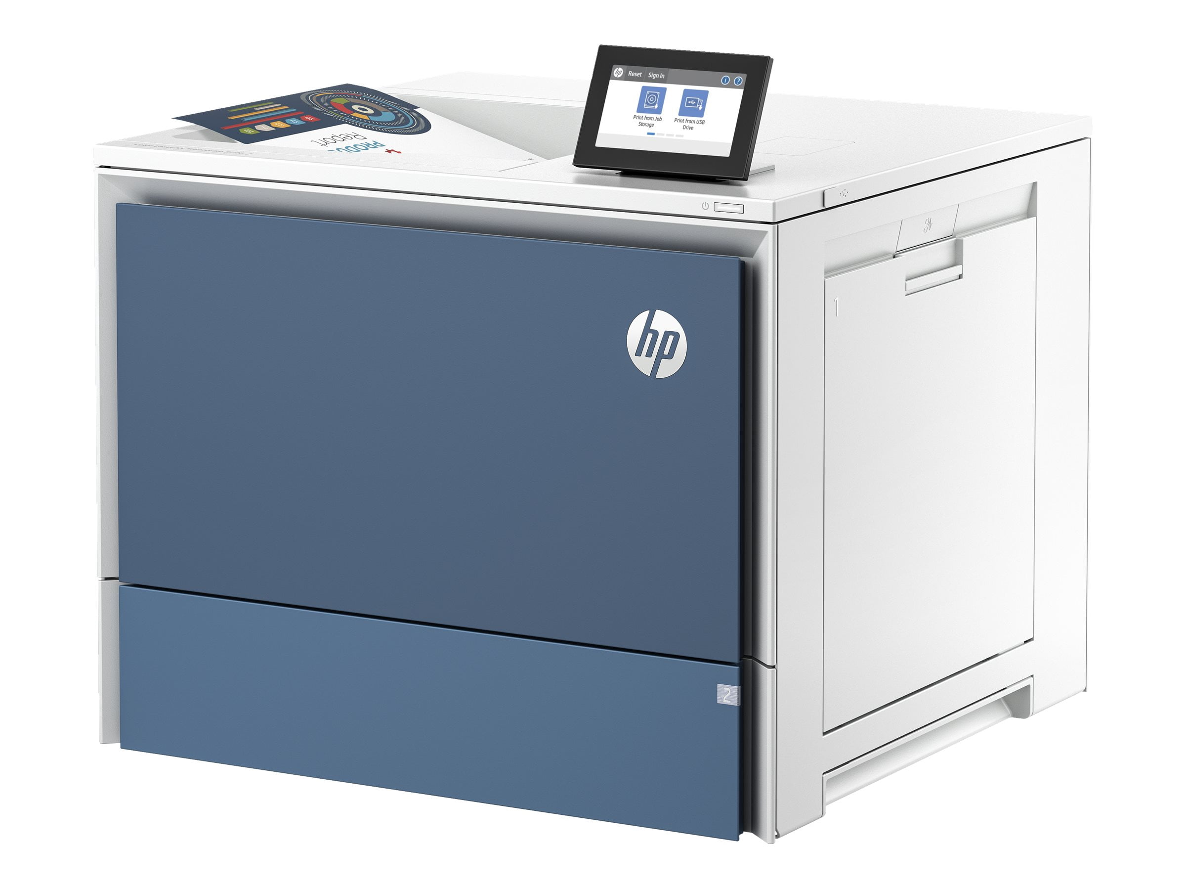 HP Color LaserJet Enterprise 5700dn - Printer - color - Duplex - laser - A4/Legal - 1200 x 1200 dpi - up to 45 ppm (mono) / up to 43 ppm (color) - capacity: 650 sheets - USB 3.0 host, Gigabit LAN, USB 3.0, USB 2.0 host