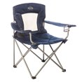 thumbnail image 1 of Kamp Rite Chaise Longue de Camping Pliante Rembourrée avec Dossier en Maille, Marine, 1 of 12
