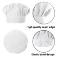 thumbnail image 3 of TOPTIE Kids Apron and Chef Hat Set, Adjustable Cotton Child Cooking Kitchen Apron, S-XXL-White-M, 3 of 7