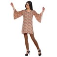 thumbnail image 3 of Moomaya Kurtis Courtes en Poly-Crêpe pour Femmes, Robe à Manches Kimono Imprimée, Haut Indien, 3 of 5