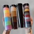 thumbnail image 2 of Visland 20 Pcs Anneau à Cheveux Durable Réutilisable Haute Élasticité Femme Dame Fille Cheveux Courts Longs Bande de Caoutchouc pour la Vie Quotidienne, 2 of 6