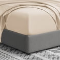 thumbnail image 4 of Swift Home Luxury 6-Piece Sheet Set with Extra Pillow Case, Double, Cream, 4 of 8