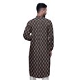 thumbnail image 4 of Atasi Kurta Traditionnel en Rayonne Imprimée à Col Mandarin pour Hommes Chemise Décontractée, 4 of 6