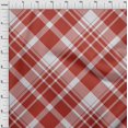 thumbnail image 4 of oneOone Silk Tabby Maroon Fabric Check Craft Projects Decor Fabric Printed By The Yard 42 Inch Wide, 4 of 4
