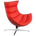 thumbnail image 1 of Fauteuil lounge rétro canadien rouge, 1 of 4