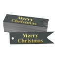 thumbnail image 1 of Inkdotpot Real Gold Foil Merry Christmas Tags Favor Hang Paper Tags 50 Pieces, 1 of 6