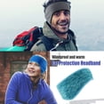 thumbnail image 3 of stanreset Winter Running Headband Windproof Ear Muffs Elasticity Fleece Head Protector Hearing Protection Simple Style for Outdoor Riding Green, 3 of 5